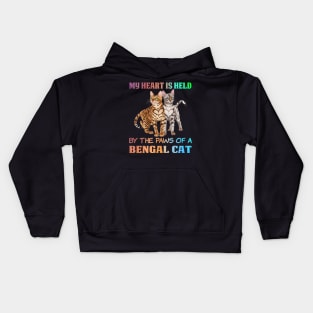 bengal cat Kids Hoodie